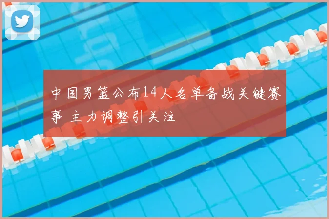 中国男篮公布14人名单备战关键赛事 主力调整引关注